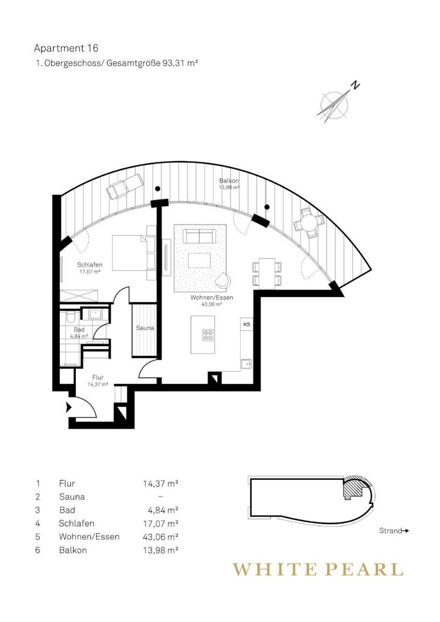 White Pearl Apartment 1.16 Timmendorfer Strand Exterior foto
